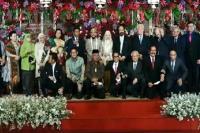 Wow! Para Menteri Foto Bersama di Nikahan Adik Jokowi 